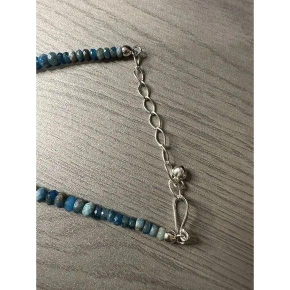 Jay King DTR Mine Finds Sterling Silver Blue Apatite Necklace & Earring Set - Picture 7 of 11